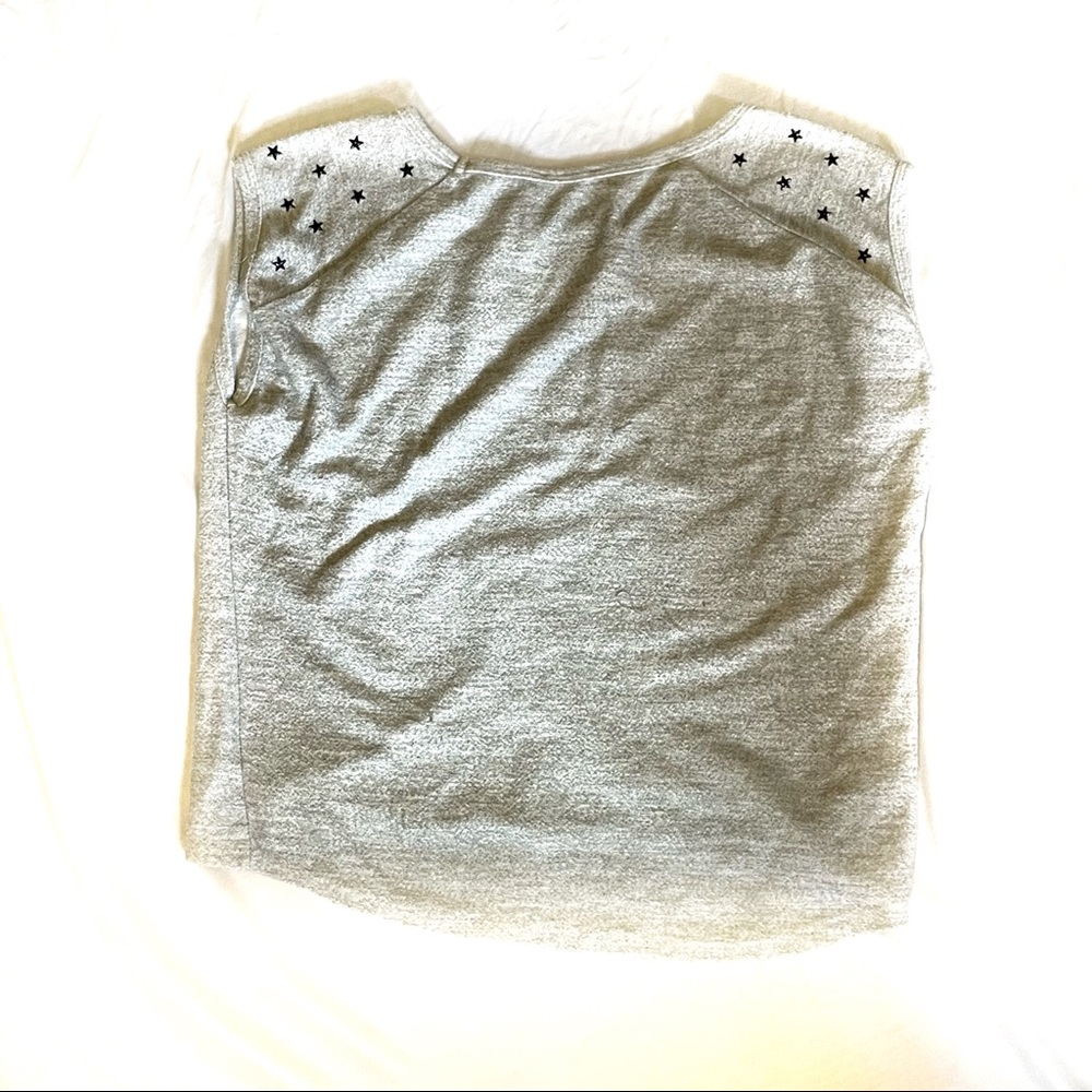 unknown brand womens medium gray short sleeve shirt